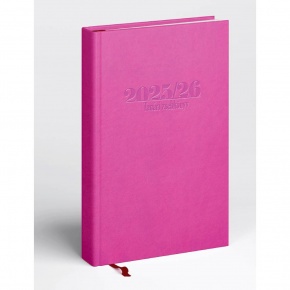 Reálszisztéma Tanári zsebkönyv 2025/2026 heti beosztású naptár, pink