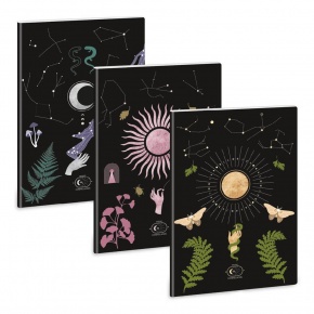 Ars Una A4 extra kapcsos füzet négyzethálós Mystic Constellation (5423) 24