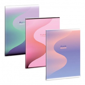 Ars Una A4 extra kapcsos füzet-négyzethálós Fluid (5445) 24