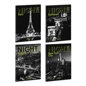 Ars Una A5 extra kapcsos füzet-vonalas Night Life (5582) 26