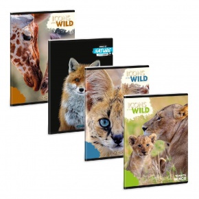 Ars Una A5 extra kapcsos füzet, négyzethálós Icons of the Wild (5492) 25