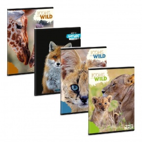 Ars Una A5 extra kapcsos füzet, sima Icons of the Wild (5492) 25