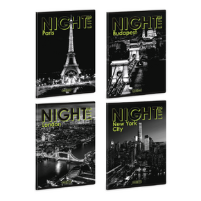 Ars Una A5 extra kapcsos füzet-sima Night Life (5582) 26