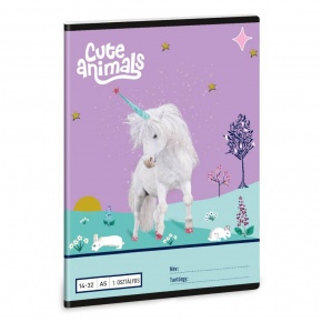 Ars Una 1432, I. oszt. A5 füzet Cute Animals Unicorn (5448) 25