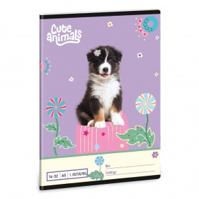 Ars Una 1432, I. oszt. A5 füzet Cute animals- Aussie (5528) 26