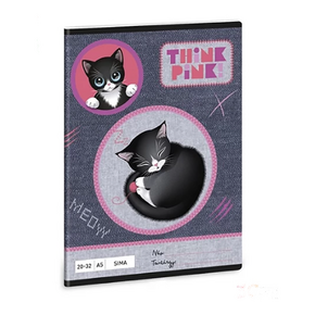 Ars Una 2032, sima A5 füzet Think Pink (5519) 26