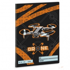 Ars Una 2032, sima A5 füzet Drone X (5538) 26