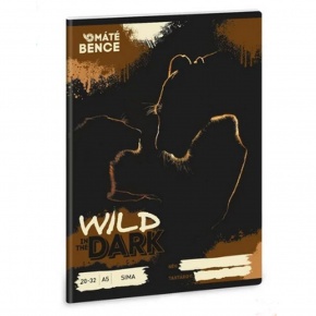 Ars Una 2032, sima A5 füzet Wild in the dark (5543) 26