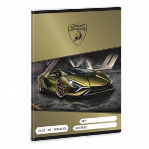 Ars Una 2132, vonalas A5 füzet Lamborghini (5523) 26