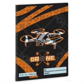 Ars Una 2132, vonalas A5 füzet Drone X (5538) 26