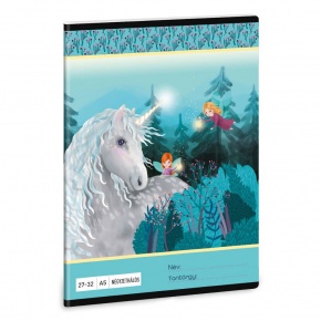 53632586 Ars Una 2732, négyzethálós A5 füzet Stardust (5258) 23