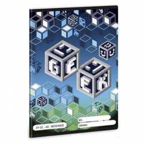 Ars Una 2732, négyzethálós A5 füzet Geek (5539) 26