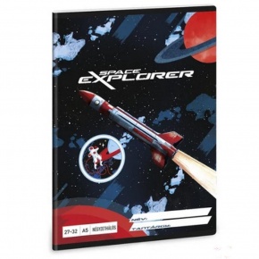 Ars Una 2732, négyzethálós A5 füzet Space explorer (5552) 26