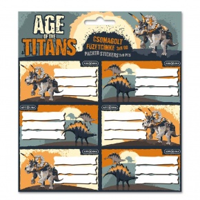 Ars Una csomagolt füzetcímke (3 x 6 db) Age of the Titans (5261) 23