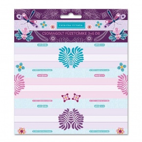 Ars Una csomagolt füzetcímke (3 x 6 db) Catalina Dragonfly (5301) 23