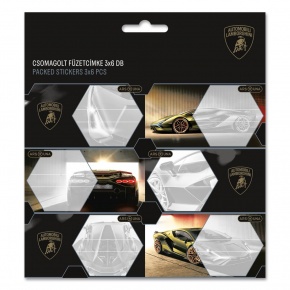 Ars Una csomagolt füzetcímke (3 x 6 db) Lamborghini (5523) 26