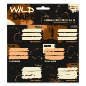 Ars Una csomagolt füzetcímke (3 x 6 db) Wild in the dark (5543) 26