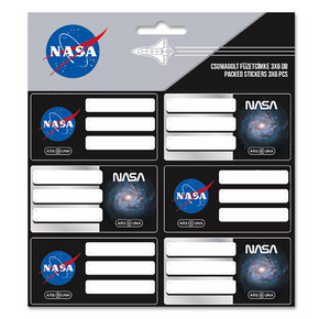 Ars Una csomagolt füzetcímke (3 x 6 db) NASA (5562) 26