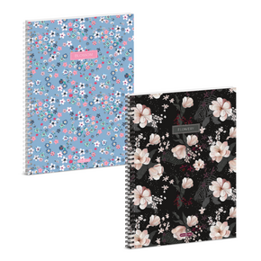 Ars Una A4 spirálfüzet, vonalas Flowery-mix (5424) 24