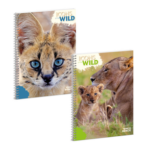 Ars Una A4 spirálfüzet, sima Icons of the Wild (5492) 25
