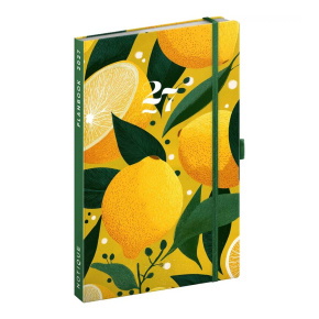 Reálszisztéma határidőnapló, / notesz 2027 Lemons
