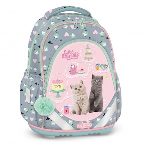 Ars Una iskolatáska-anatómiai Cute animals-tea party (5532) 26