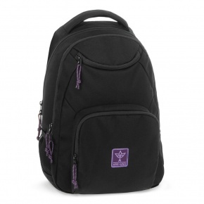 Ars Una hátizsák AU-6 Girls Black-Violet Cordura (5544) 26