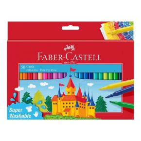 Faber-Castell Filctoll készlet 50db-os kastélyos