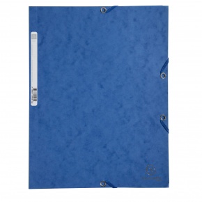 Exacompta gumis mappa, A4, 400g, kék