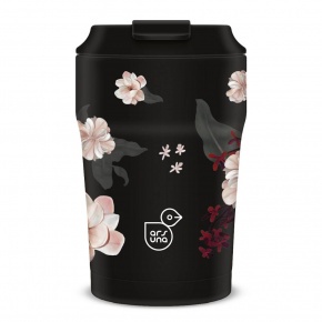 Ars Una thermo bögre (350 ml) Flowery black (5374) 24