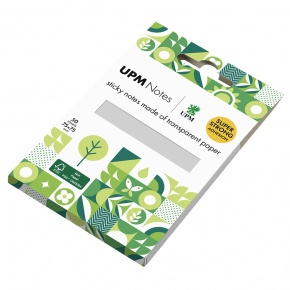 Info Notes önt.jegyzettömb, 75x75mm,  50lap, transparent, átlátszó