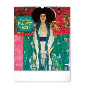 6087-GK Reálszisztéma Falinaptár Gustav Klimt 30 × 34 cm (2026)
