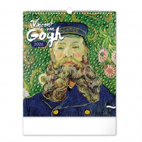 6087-VG Reálszisztéma Falinaptár Vincent van Gogh 30 × 34 cm (2026)