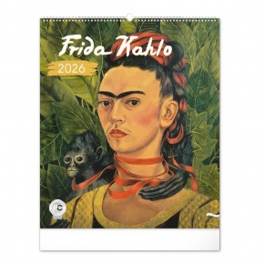 6095-FK Reálszisztéma Falinaptár Frida Kahlo 48 × 56 cm (2026)