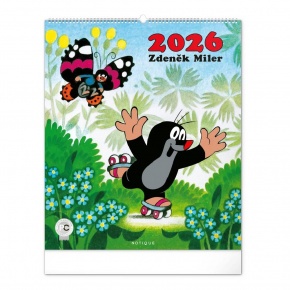 6095-LM Reálszisztéma Falinaptár The Little Mole 48 × 56 cm (2026)