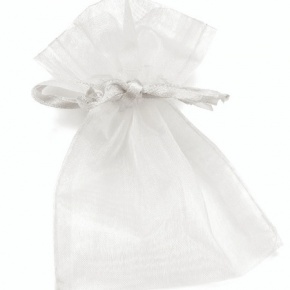 Knorr organza tasak (13x10 cm) fehér