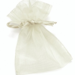 Knorr organza tasak (13x10 cm) krém