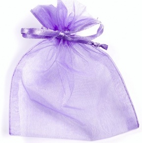 Knorr organza tasak (13x10 cm) lila