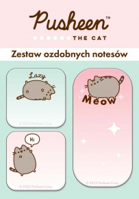 Majewsky jegyzettömb és jelölőcímke szett (3db-os), Pusheen
