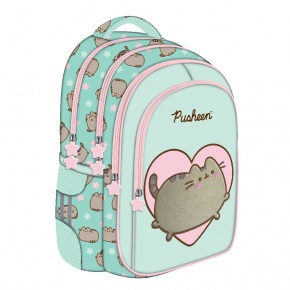 Majewski hátizsák, 4 részes, mentazöld, Pusheen (5)