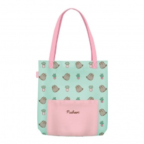 Majewski bevásárló táska, mentazöld, Pusheen (5)