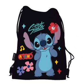 Majewski tornazsák, fekete, Stitch Aloha (5)