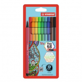 Stabilo Pen 68 filctoll készlet 10 db-os