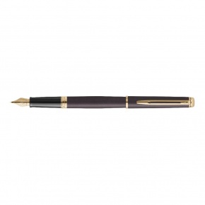 WATERMAN HEMISPHERE UNDERSTATED EDITION Töltőtoll LÁVA FEKETE, Arany klipsz