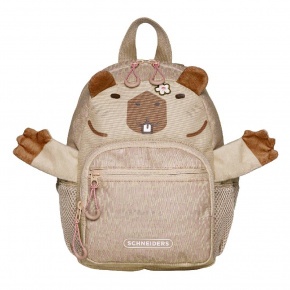 Schneiders ovis hátizsák (27x18,5x11 cm 6l) rózsaszín, capybarás (6)