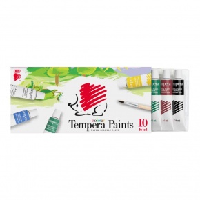 ICO Süni tempera 10db tubusos színes 16ml