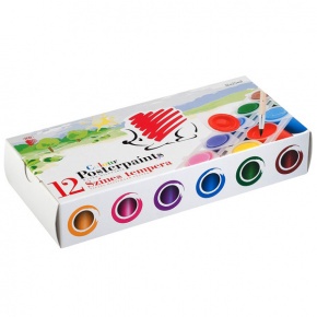 ICO SÜNI TEMPERA TÉGELYES 12 KLF.SZÍN, 25 ML