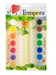 ICO SÜNI TEMPERA TÉGELYES 14 KLF.SZÍN X 5 ML