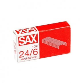 SAX 24/6 Fűzőkapocs CINK (IDEIGLENESEN RENDELHETŐ)