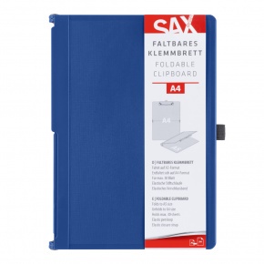 SAX Összehajtható irattató (CLIPBOARD) A/5-A/4 Kék